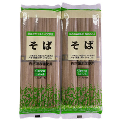 일본 품질 300g 말린 메밀막국수 정결한 음식물은 찬성했습니다