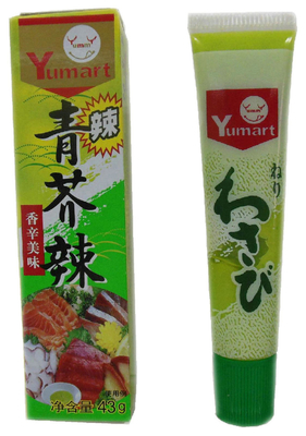 관내 파우더 43g 양념을 적응시키는 Haccp 유기적 회초밥 와사비