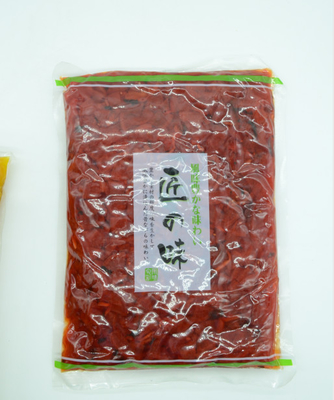 회초밥 시바즈우케는 절편된 오이 500g 달콤한 짠 맛을 소금물에 절였습니다